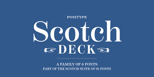 Przykład czcionki Scotch Deck Condensed Extra Bold